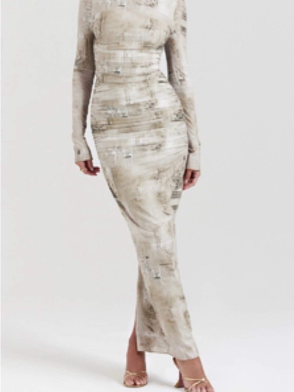 House of CB 	
LANETTA
Pale Sage Print Maxi